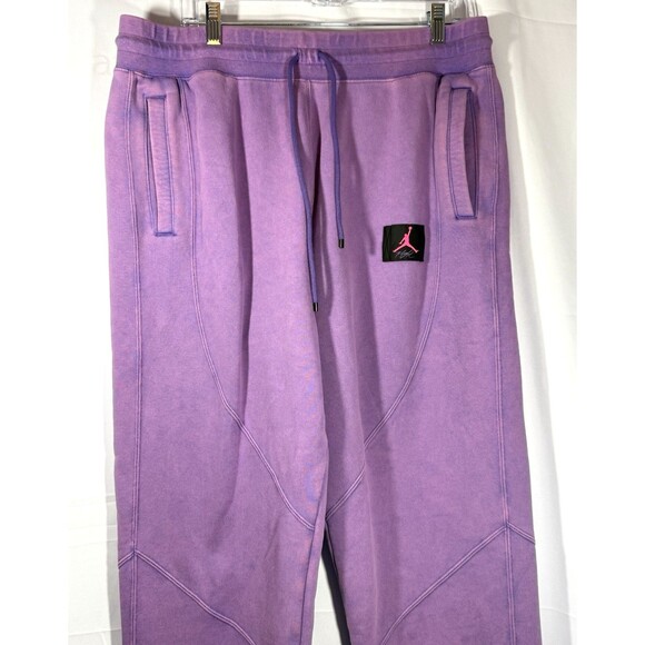 Jordan Flight Fleece Womens Wild Violet Pants Size XL - Picture 4 of 8